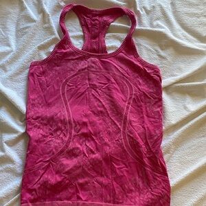 Lululemon Athletica Fuchsia Racerback Tank Top